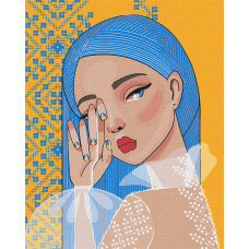 Картина по номерам. " Незламна ©mosyakart"  40*50см KHO4907