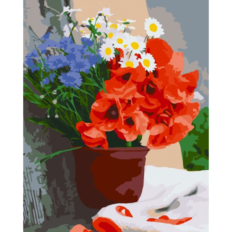 Картина за номерами Квіти червня 40*50 см Art Craft 12149-AC