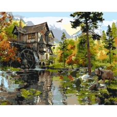 Картина за номерами Лісова казка. Пейзаж 40*50 см Орігамі LW 30340