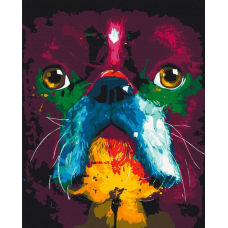 Картина за номерами ФРАНЦУЗЬКИЙ БУЛЬДОГ 40*50 см Art Craft 11650-AC