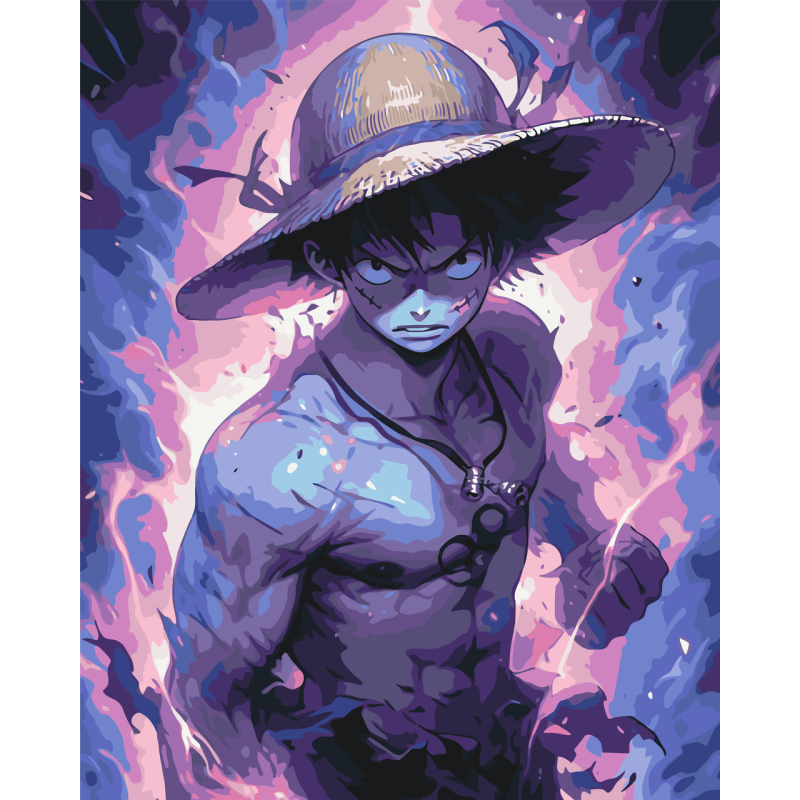 Картина за номерами Манкі Д. Луффі. Ван Піс. Аніме 40*50 см Орігамі LW 11450
