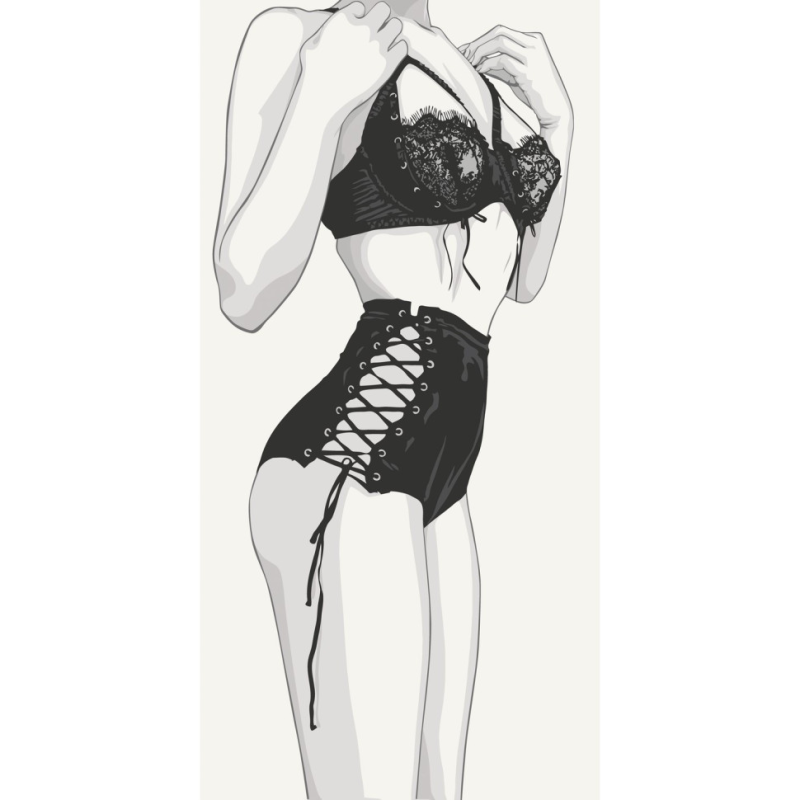 Картина за номерами Відвертий лук. 18+ 40*80 см Art Craft 10109-AC Картина за номерами Відвертий лук. 18+ 40*80 см Art Craft 10109-AC