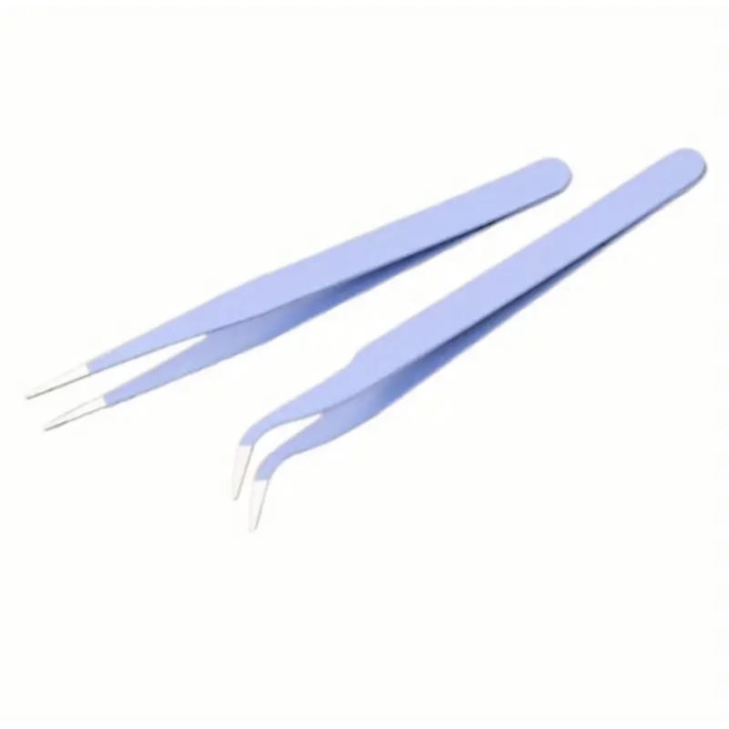 Набір пінцетів для алмазної мозаїки. Фіолетовий Набір пінцетів для алмазної мозаїки. Фіолетовий