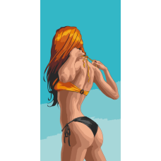 Картина за номерами 18+ Літня спокуса 40*80 см Art Craft 10124-AC