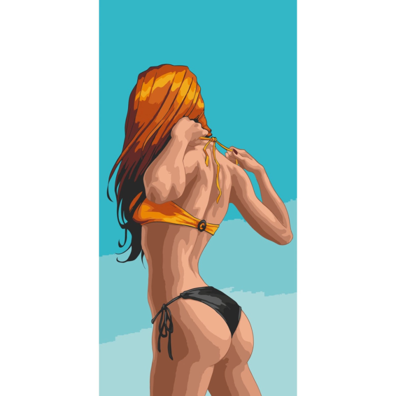 Картина за номерами 18+ Літня спокуса 40*80 см Art Craft 10124-AC