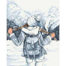 Картина за номерами Люди. Сніжні пригоди 40*50 см Art Craft 10155-AC