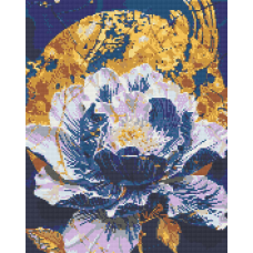 Алмазна мозаїка/вишивка Дивовижна квітка 40*50 см Орігамі OD 3443