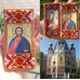 Набір для вишивання бісером на художньому полотні "Молитва Господня. Отче наш" (український текст молитви)