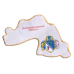 Набір-магніт для вишивання бісером "Мапа України «Дніпропетровська область»"