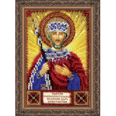 Набір-міні для вишивання бісером іменної ікони "Святий Костянтин"