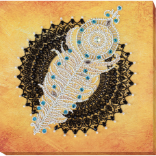 Набір для вишивання бісером на художньому полотні "Легкий подих"