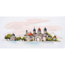 Набір для вишивання хрестиком "Барвисті купола"