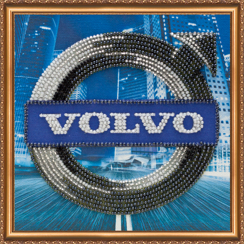 Набір-міні для вишивання бісером на художньому полотні "VOLVO" Набір-міні для вишивання бісером на художньому полотні "VOLVO"
