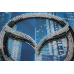 Набір-міні для вишивання бісером на художньому полотні "Mazda"