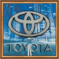 Набір-міні для вишивання бісером на художньому полотні "TOYOTA"