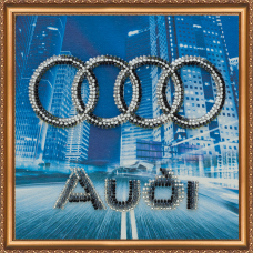 Набір-міні для вишивання бісером на художньому полотні "Audi"