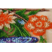 Набір для вишивання бісером на художньому полотні фоторамка "Блакитний метелик"