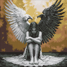 Алмазна мозаїка Дві сторони душі ©art_selena_ua