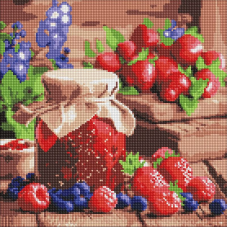 Алмазна мозаїка “Малинове варення“ ©art_selena_ua AMO8082, 40х40 см