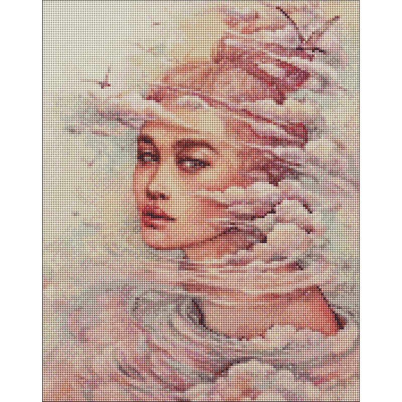 Набір алмазної мозаїки Мрійливі думки ©lesya_nedzelska_art 40*50 см AMO 7266