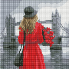 Алмазна мозаїка без підрамника Туманний Лондон ©art_selena_ua