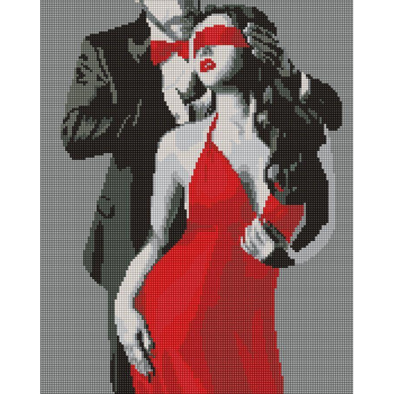 Алмазна мозаїка/вишивка Пристрасна пара. 18+ 40*50 см Ідейка AMO 8177