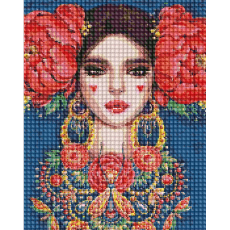 Набір алмазної мозаїки Чарівна краса ©lesya_nedzelska_art 40*50 см AMO 7261
