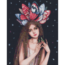 Набір алмазної мозаїки Барви метеликів ©lesya_nedzelska_art 40*50 см AMO 7265