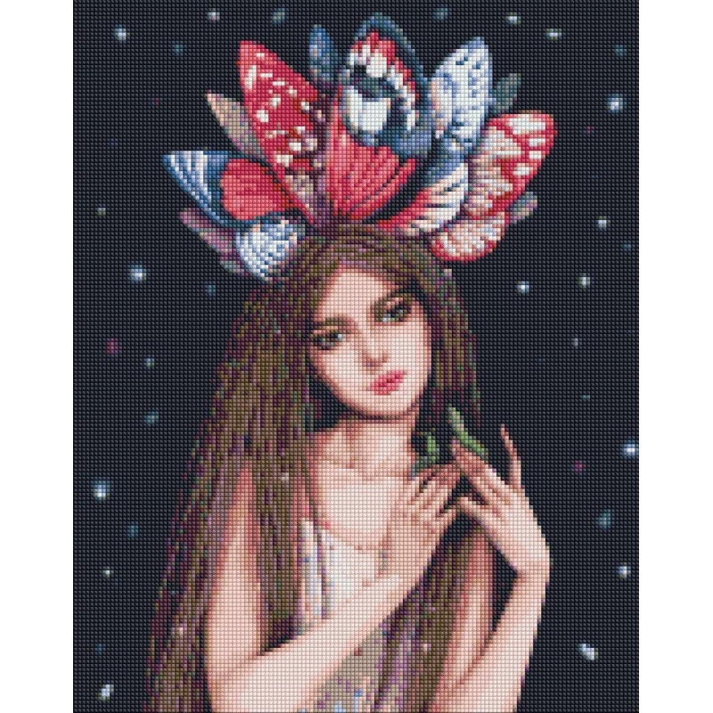 Набір алмазної мозаїки Барви метеликів ©lesya_nedzelska_art 40*50 см AMO 7265