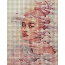 Набір алмазної мозаїки Мрійливі думки ©lesya_nedzelska_art 40*50 см AMO 7266