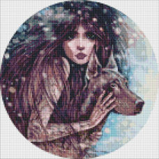 Алмазна мозаїка/вишивка Дика воля 40*40 см Ідейка AMO 7420
