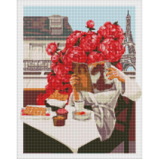 Алмазна мозаїка/вишивка Квітучий Париж ©Kira Corporal 40*50 см Ідейка AMO 7507