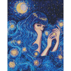 Алмазна мозаїка/вишивка Зіркова красуня 40*50 см Ідейка AMO 7551