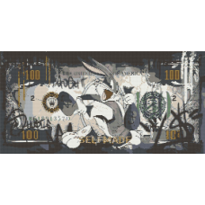Алмазна мозаїка/вишивка Дісней. Бакс Банні 40*80 см Орігамі OD 5122