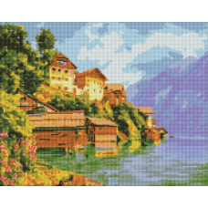 Алмазна мозаїка Затишна затока ©Катерина Терещенко за мотивами Ferdinand Waldmüller