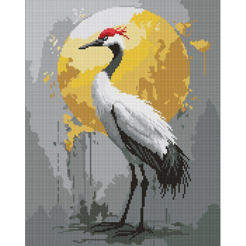 Алмазна мозаїка/вишивка Золота екзотика. Птахи 40*50 см Ідейка AMO 8281