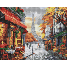 Алмазна мозаїка/вишивка Чарівний Париж. пейзаж 40*50 см Ідейка AMO 8096