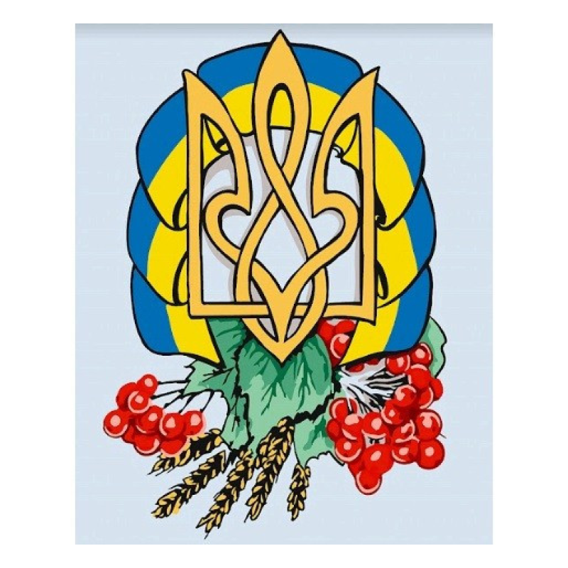Картина за номерами Герб України 40*50 см ArtCraft 10592-NN