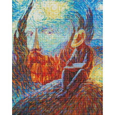 Алмазна мозаїка Українська зоряна ніч ©Олег Шупляк