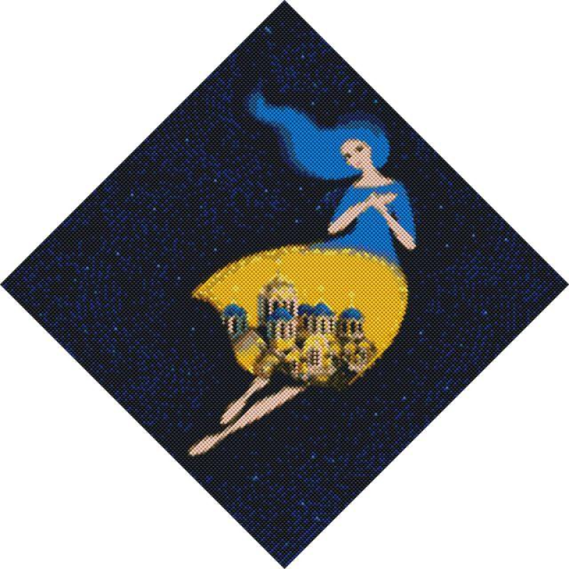 Алмазна мозаїка Берегиня Володимирська ©mosyakart