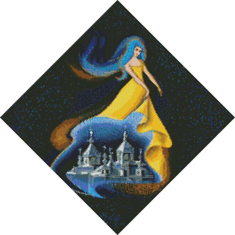 Алмазна мозаїка Берегиня м. Ковель ©mosyakart