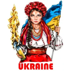 Алмазна мозаїка на підрамнику Захисниця України
