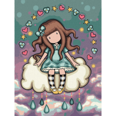 Картина за номерами "April's Showers Santoro Gorjuss Collection" KHO8672, 30х40 см
