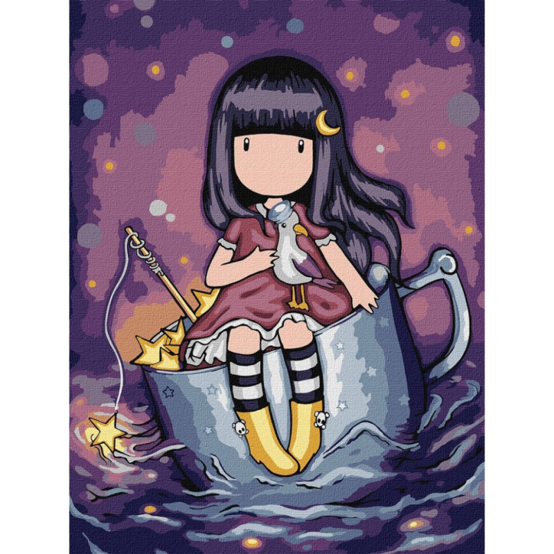 Картина за номерами "A Night's Quest Santoro Gorjuss Collection" KHO8673, 30х40 см Картина за номерами "A Night's Quest Santoro Gorjuss Collection" KHO8673, 30х40 см