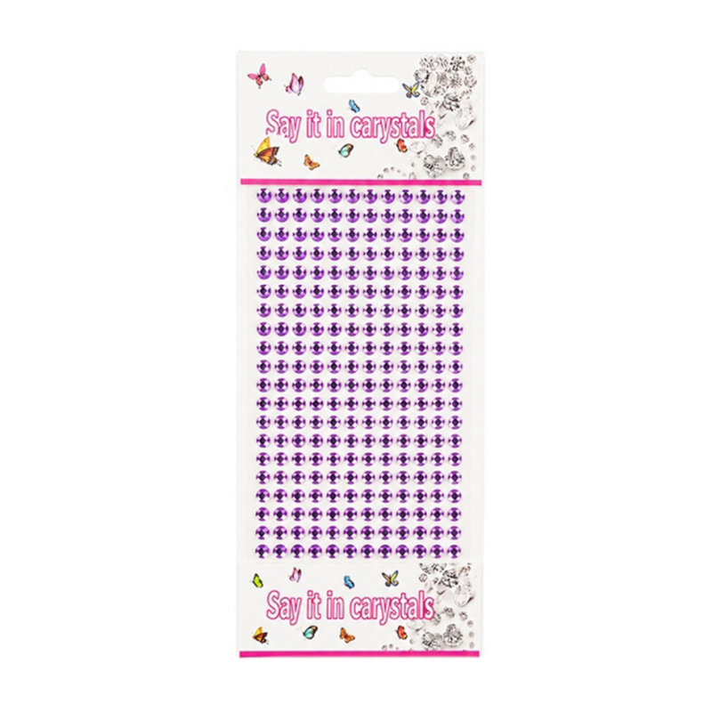 Декоративні наклейки XY-003(Violet) для авто, ноутбуків, телефонів