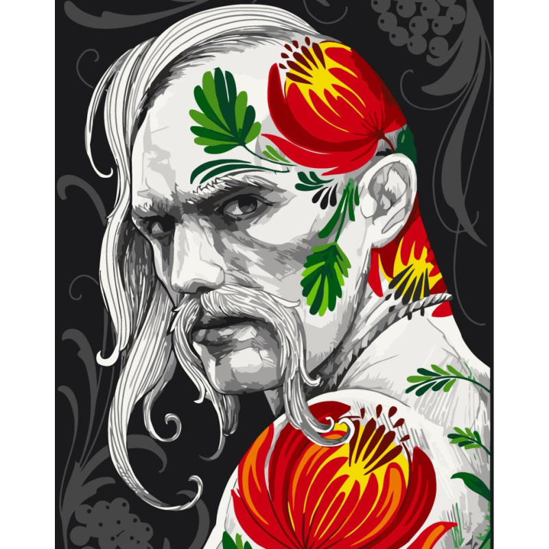 Картина за номерами "Козак. Арт" ©vyshnov__tattooart 10054-AC 40х50 см Картина за номерами "Козак. Арт" ©vyshnov__tattooart 10054-AC 40х50 см