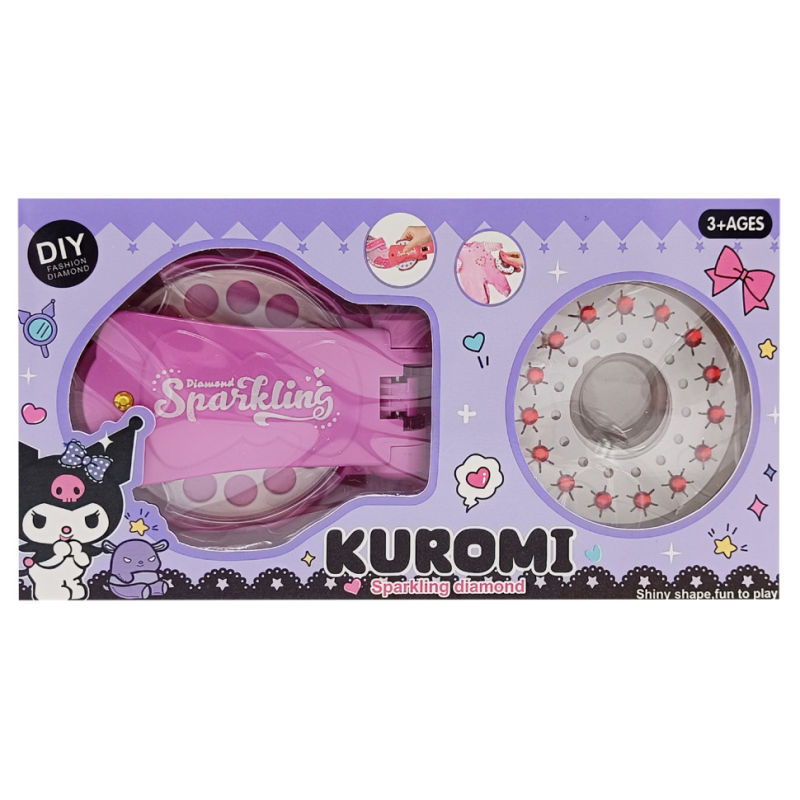 Набір для творчості "Kuromi" DM249-132(Violet) пристрій для кріплення страз, стрази