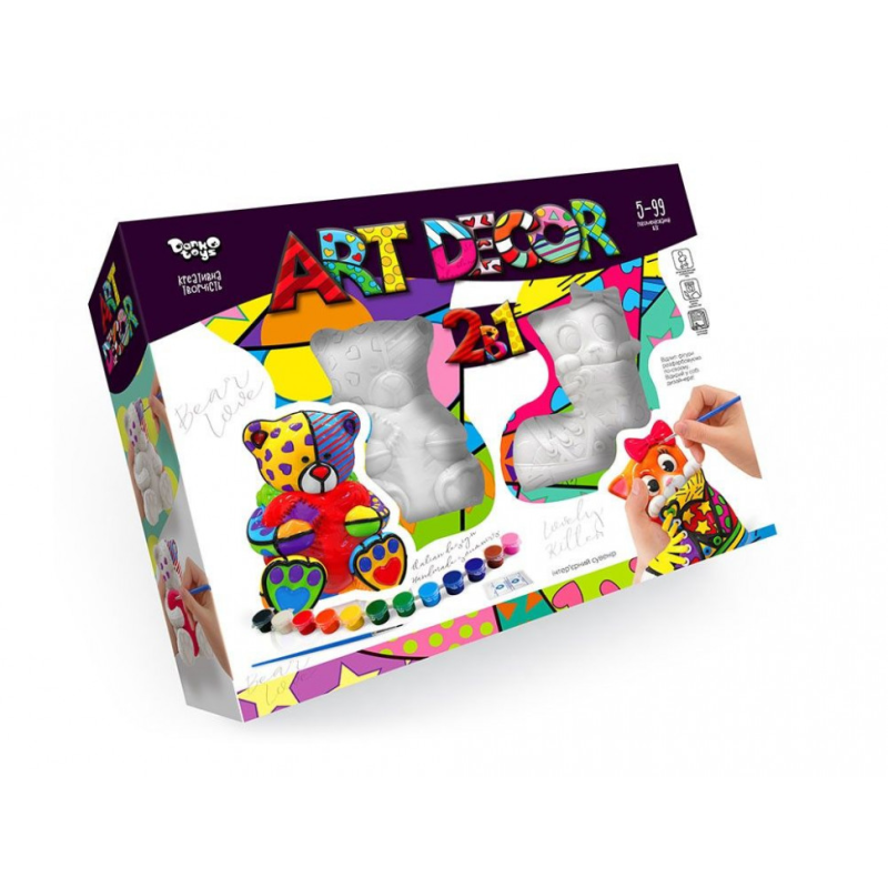 Набір креативної творчості "ART DECOR" ARTD-02-01U, 2в1