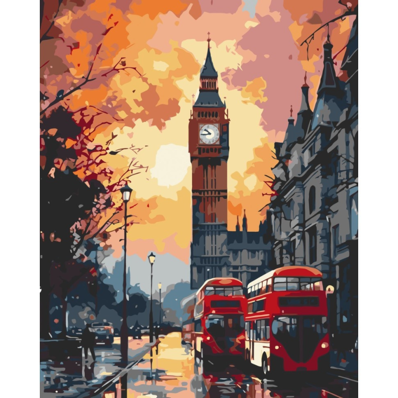 Картина за номерами "Big Ben" 11045-AC 40х50 см Картина за номерами "Big Ben" 11045-AC 40х50 см