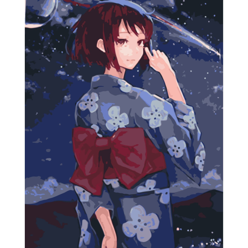 Картина за номерами без підрамника "Mitsuha Miyamizu" Art Craft 10622-ACNF 40х50 см Картина за номерами без підрамника "Mitsuha Miyamizu" Art Craft 10622-ACNF 40х50 см